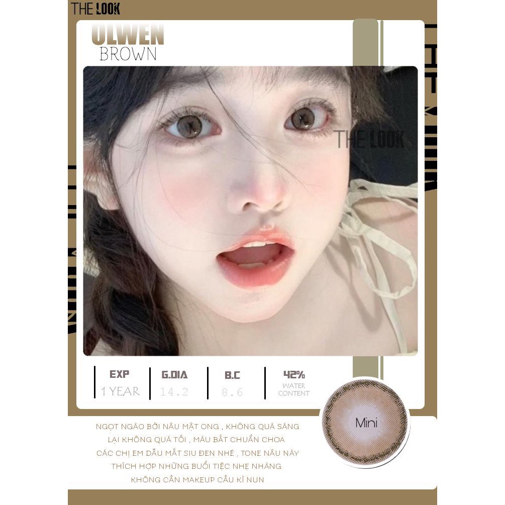 Kính Áp Tròng Olwen - Ultra Moist