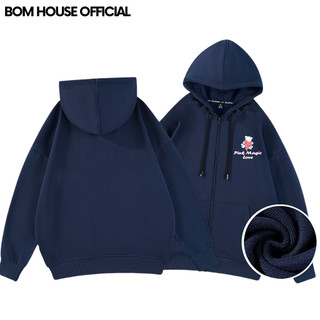 Áo khoác hoodie heart 2 túi trong form rộng ulzzang unisex bomhouse