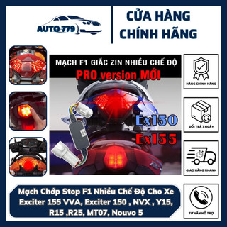 Mạch chớp stop f1 nhiều chế độ cho xe exciter 155 vva, exciter 150