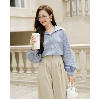 OLV - Áo sơ mi công sở Alula Striped Shirt