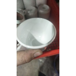 Ly sứ Chuan Kuo ko quái - sứ trắng.