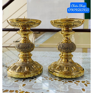 Cặp chân nến bằng đồng