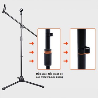 Chân Đế Micro Đứng LY18 Chuyên Nghiệp - HL Studio