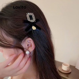 Kẹp tóc mái họa tiết nơ nhung đính đá sang trọng dành cho nữ PVN1033