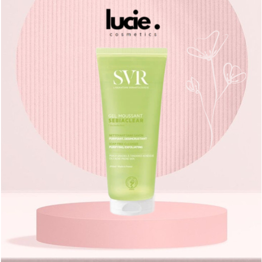Sữa Rửa Mặt SVR Dành cho da dầu mụn SVR Gel Moussant 200ml Sản Phẩm Chính Hãng