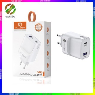 Sạc nhanh Công suất chip kép lên tới 38W PD-20W USB-18w đầu sạc ip type-c Cho ip 8 xs mini 11 12 13 14 15 pro maxs