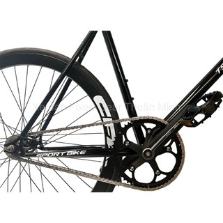 Xe đạp Fixed gear Tsunami, full black