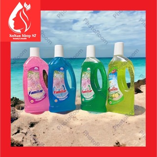 Nước lau sàn Familiar đậm đăc hương biển xanh sáng bóng, sạch khuẩn, xua đuổi côn trùng chai 1000ml