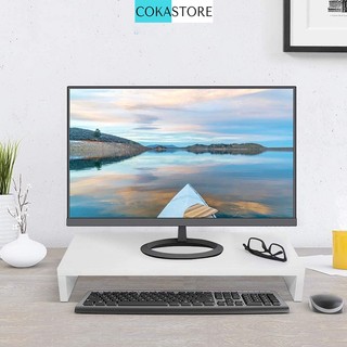 Kệ Màn Hình Để Bàn Decor Góc Làm Việc Gỗ MDF Thương Hiệu Cokastore Kích Thước 54x10x 25.5cm (Dài x Cao x Rộng) - KDB23
