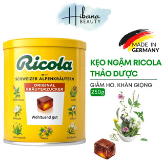 Kẹo ngậm ho Ricola Original Đức Hộp 180 viên - Ricola kẹo ngậm ho thảo dược 250ml