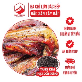 Thịt ba chỉ lợn gác bếp Tây Bắc , thit ba chỉ lợn sấy Tây Bắc đảm bảo an toàn VSTP