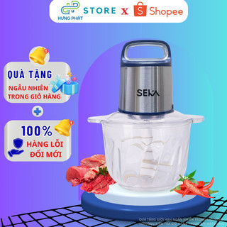 Máy xay thịt đa năng seka sk2288 đa năng công suất 500w, cối thuỷ tinh dao 4 lưỡi bảo hành 12 tháng - chính hãng