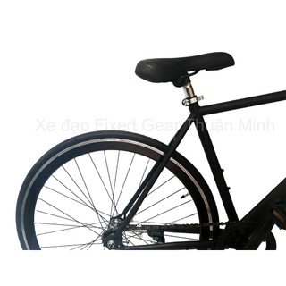 XE ĐẠP SINGLE SPEED, FULL BLACK