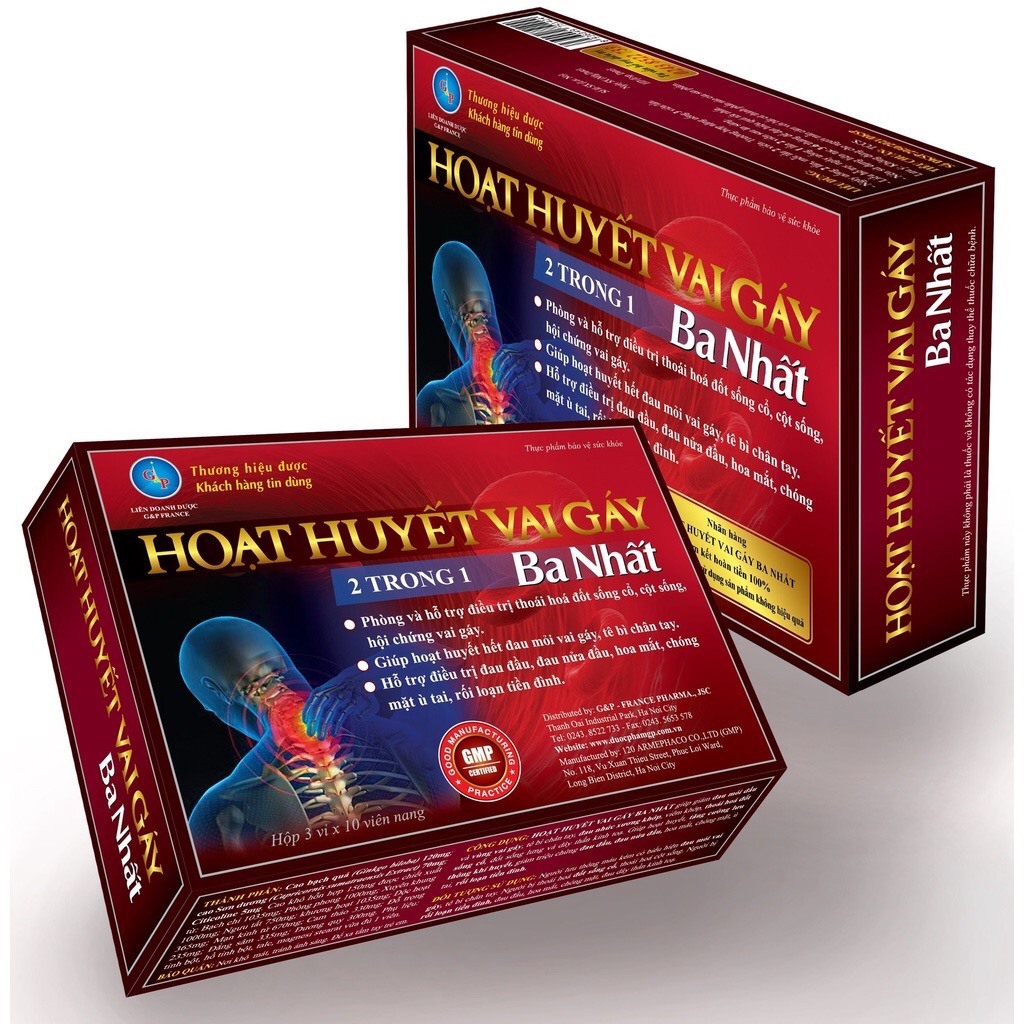 Hoạt huyết vai gáy ba nhất (Hộp 3 vỉ x 10 viên)