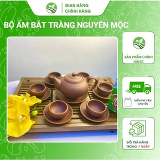 Bộ ấm chén tử sa Bát Tràng