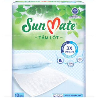 6 Gói Tấm Lót  Sunmate (45x70 cm) Bịch 10 Miếng