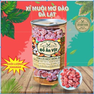 Xí Muội Đào Ô Mai Lon 500gr[Có Bán Sỉ], [Loại Đặc Biệt] Hàng ngon nhà làm