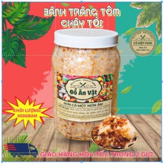 Bánh Tráng Tôm Cháy Tỏi Hủ 400gr [FREE SHIP] TỪ ĐƠN 50K, [Loại Đặc Biệt] Hàng ngon nhà làm LOẠI 1