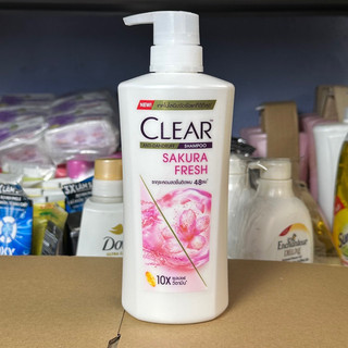 Dầu gội Clear Sakura Fresh Thái Lan 400ml(mầu hồng)