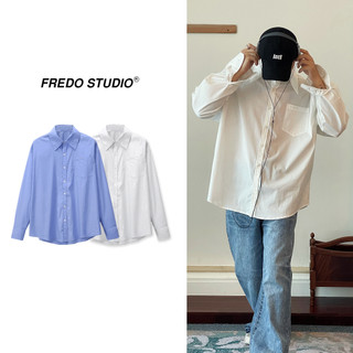 Áo Sơ Mi Lucas Nam Nữ Trơn Local Brand Chính Hãng 100% Cotton FREDO- ASM102