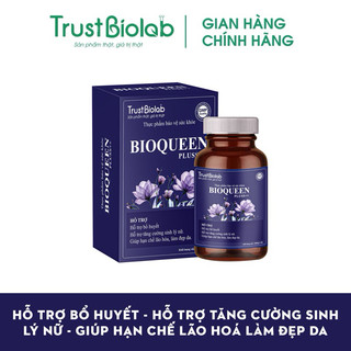   Cân bằng nội tiết tố BIO QUEEN PLUSS ++ giúp giảm khô hạn, chống lão hóa, ngừa mụn, sáng da.