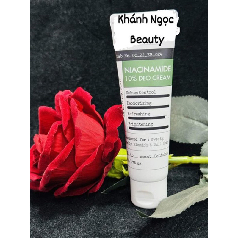 Kem DERMA FACTORY NIACINAMIDE 10% DEO 50g