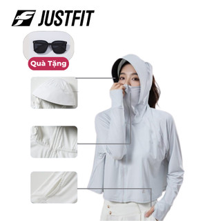 Áo chống nắng nữ JUSTFIT chống tia UV, vải thun lạnh chống tia cực tím cao cấp