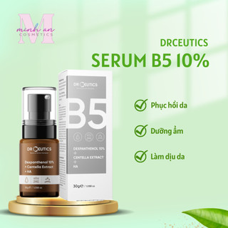 Serum B5 Drceutics 30ml Dexpanthenol 10% + Centella Extract + HAdưỡng ẩm, phục hồi da chuyên sâu