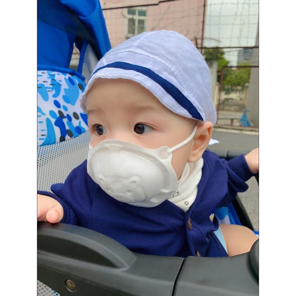 Combo 15 chiếc khẩu trang Gấu Kisd cho bé từ 0-2 tuổi - khẩu trang Mio Mask