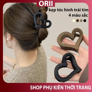 Kẹp tóc càng cua hình trái tim ,kẹp tóc hàn quốc ,kẹp tóc đuôi ngựa ,kẹp tóc kẹp ,chất liệu alcylit.