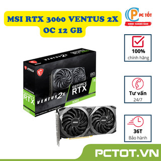 Vga card màn hình msi rtx 3060 ventus 2x oc 12 gb