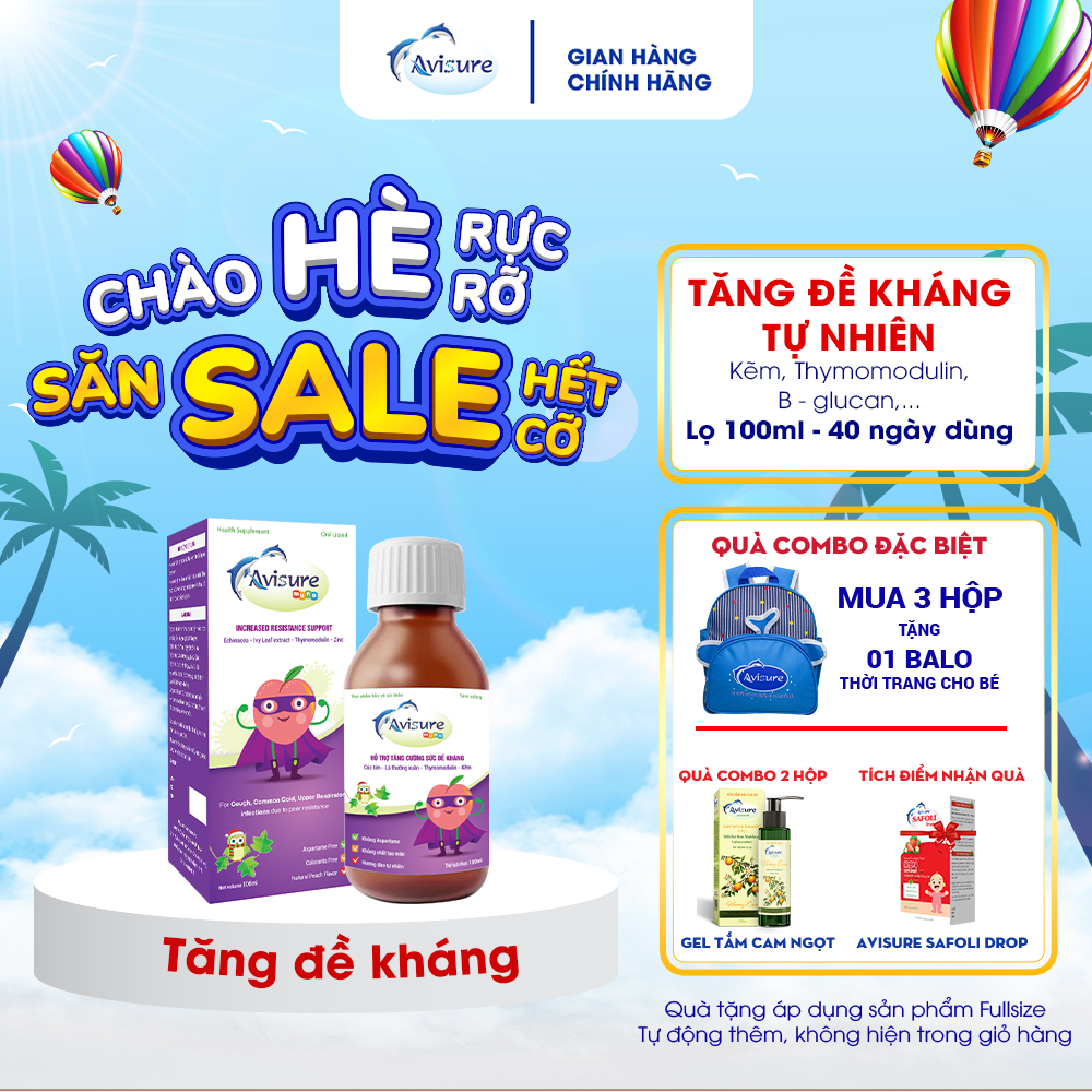 Avisure Muno tăng đề kháng tự nhiên cho bé 20ml