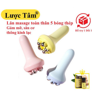 Con lăn massage 5 bi từ tính Lược tâm chải body giảm nhức mỏi thon gọn cơ thể