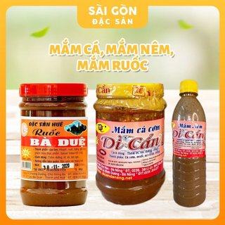 Mắm Nêm, Mắm Cá Cơm Thu Dì Cẩn Hủ 500gr Chính Gốc, Mắm Cái Đặc Sản Đà Nẵng, Mắm Ruốc Bà Duệ Hương Vị Đậm Đà Thơm Ngon
