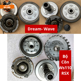 Bộ côn xe máy dream/ wave/ ws-rsx, đủ bộ côn chất lượng hàng chuẩn zin honda