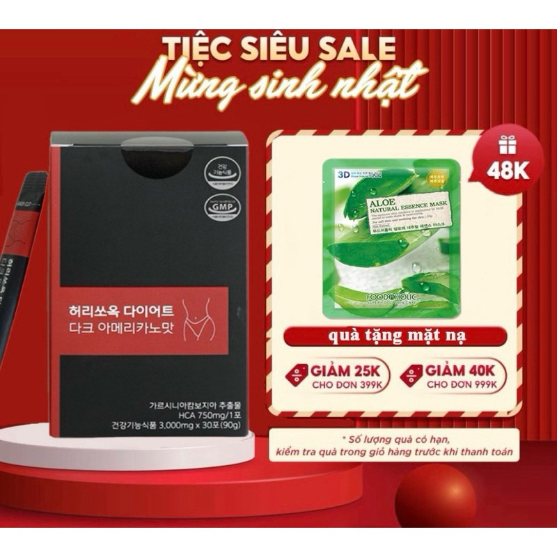 Cafe Giảm Cân Heorissok Thuơng Hiệu HealtHouse Hương Vị Cafe Americano