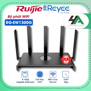 Bộ phát WiFi Ruijie EW1200 4 râu EW1300G 5 râu Dual-band AC1200 AC1300 1300 hỗ trợ Mesh (chính hãng)