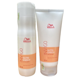 Cặp gội xả phục hồi tóc Wella INVIGO Nutri Enrich Deep Nourishing 250ml/200ml