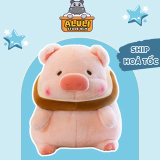 Gấu bông heo LuLu lông xù êm mịn dễ thương ALULI