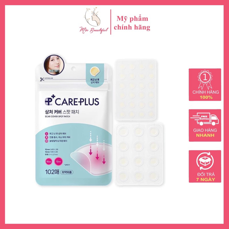Miếng dán mụn Careplus Olive Young Oliveyoung 102 miếng
