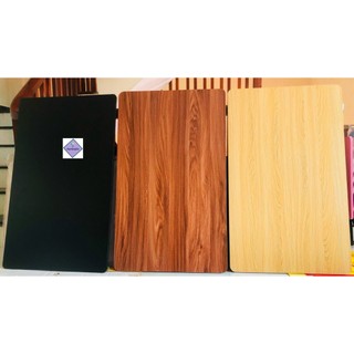 Mặt bàn, tấm ván kệ hình chữ nhật gỗ mdf , màu trắng - đen - vân gỗ - nâu cafe