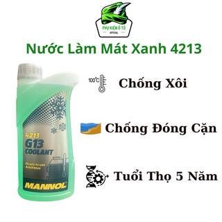 Nước làm mát xanh - đỏ - nước làm mát động cơ - mannol coolant 4213 1l
