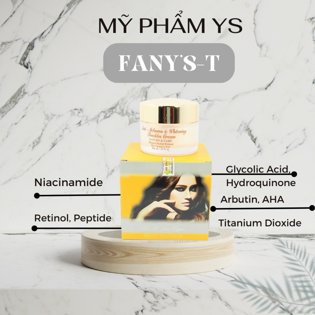 KEM FANY ỨC CHẾ SẠM NÁM TÀN NAHNG TRẮNG DA - FANY CÁ SẤU NÁM