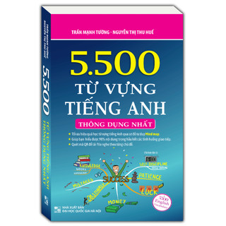 Sách - 5500 từ vựng tiếng Anh thông dụng nhất (tái bản) (Ko màu)