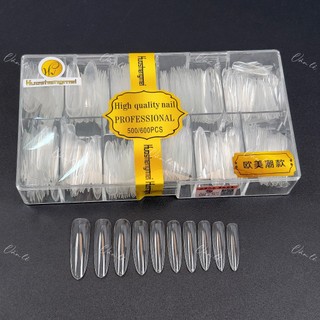 Móng úp HSM tem vàng hạt gạo móng đủ size