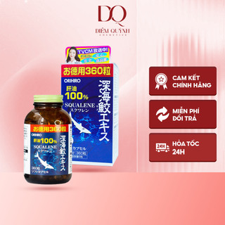 Viên uống sụn vi cá mập Squalene Orihio 360 viên