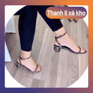 Xả hàng - Giày cao gót gót tròn sành điệu mới