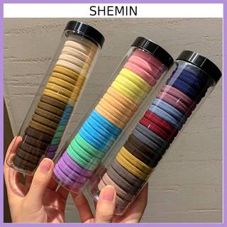 Dây buộc tóc Combo 20 dây thun vải cột tóc hot màu trơn cột tóc buộc tóc tiện lợi SHEMIN