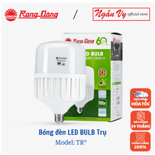 Bóng đèn Led Bulb Trụ công suất 12w,14w,20w,30w,40w,50w Rạng Đông - Bảo hành 24 Tháng 1 đổi 1 - Model: TRN1