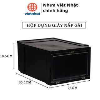  Hộp đựng giày nắp gài Việt Nhật 3869- Nhựa Việt Nhật chính hãng 